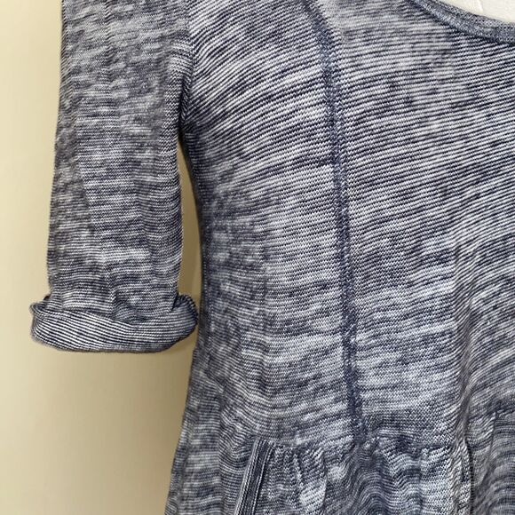 Anthropologie Saturday Sunday Dress Women Sz S Heather Gray Short Sleeve Pockets - Picture 3 of 14